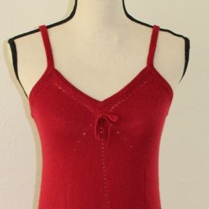 Red Cashmere Dress